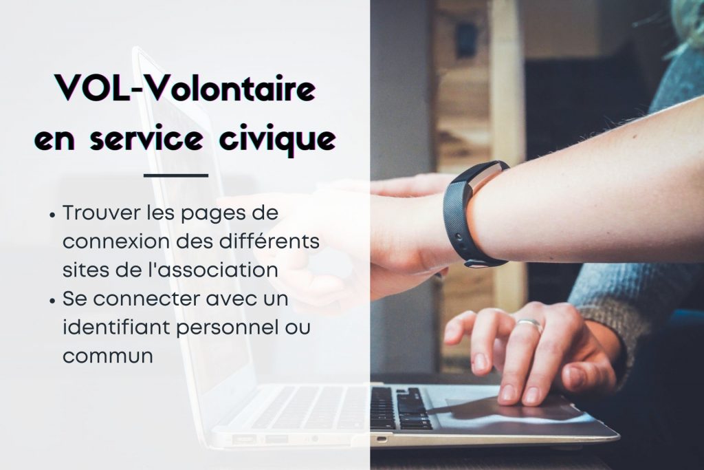 VOL-Volontaire en service civique Se connecter aux différents sites de l'association VOL-Volontaire en service civique Se connecter aux différents sites de l’association